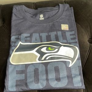 NIB. NFL Team Apparel Seattle Seahawks. Navy blue size 14 big kids.